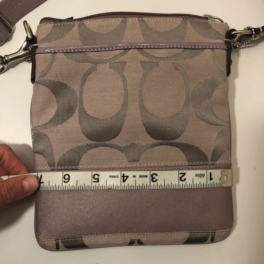 Coach purple lavender swingpack crossbody bag - Picture 5 of 13